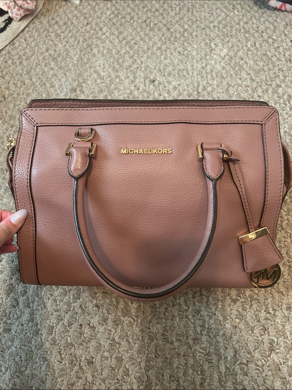 NWOT Michael Kors Dillon Saffiano Satchel